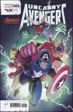 Uncanny Avengers (2023) issue 5-B Nicole Virella Avengers 60th Anniversary Cover