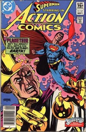 Action Comics (1938) issue 547-C Canadian Price Cover