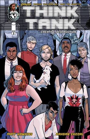 Think Tank: Creative Destruction issue 2 Standing Group Cover