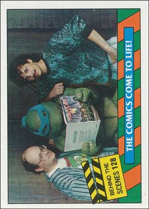 Teenage Mutant Ninja Turtles Movie (Base Set) card 128 The Comics Come to Life!