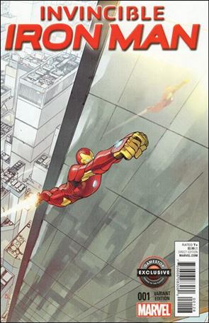 Invincible Iron Man (2015)  issue 1-YL Unbagged Bengal GameStop Cover
