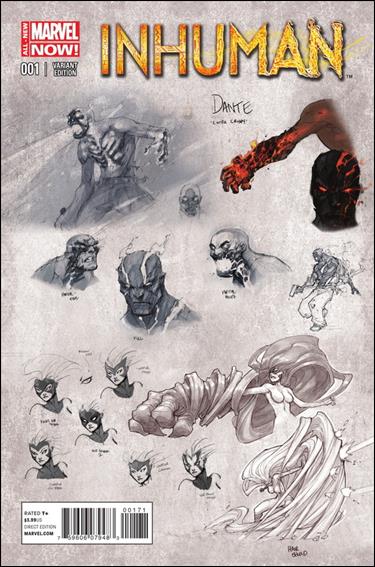 Inhuman issue 1-B Joe Madureira 1:25 Design Cover