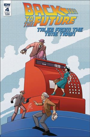 Back to the Future: Tales from the Time Train issue 4 Megan Levens Cover