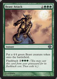 Magic the Gathering: Duel Decks: Garruk vs. Liliana (Base Set) card 23 Beast Attack