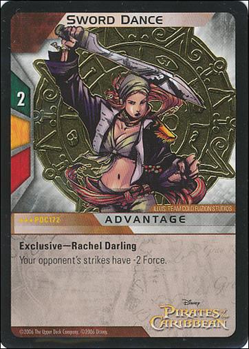 Pirates of the Caribbean - Dead Man's Chest (Base Set) card PDC172 Sword Dance