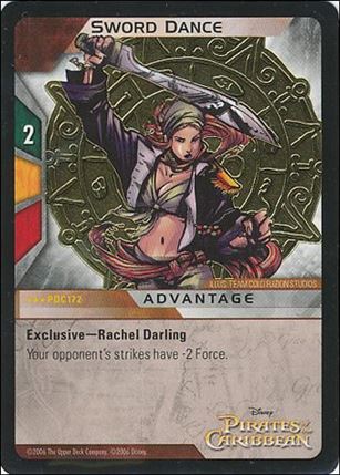 Pirates of the Caribbean - Dead Man's Chest (Base Set) card PDC172 Sword Dance