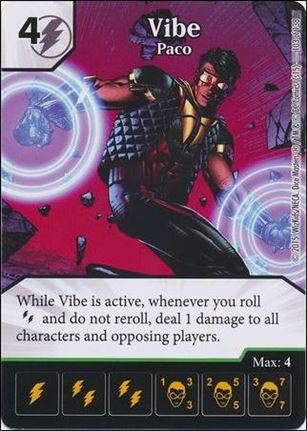 DC Comics Dice Masters Justice League  card 101 Vibe - Paco