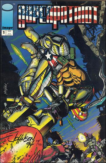 SuperPatriot issue 1-B Dynamic Forces Set (signed by Dave Johnson) 1/750