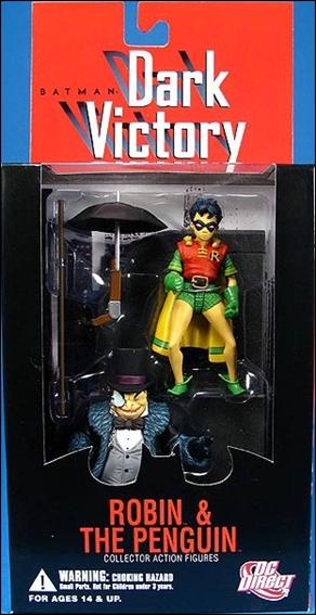 Batman: Dark Victory (Series 1) figure 3 Robin & The Penguin