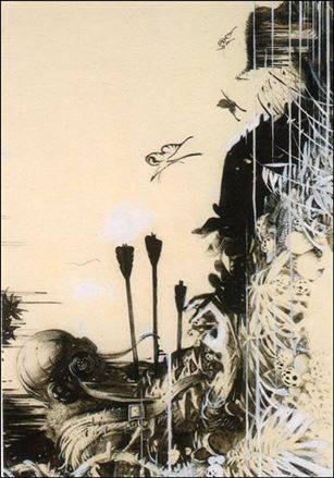 Art Suydam (Base Set) card 49 Mysterious Worlds