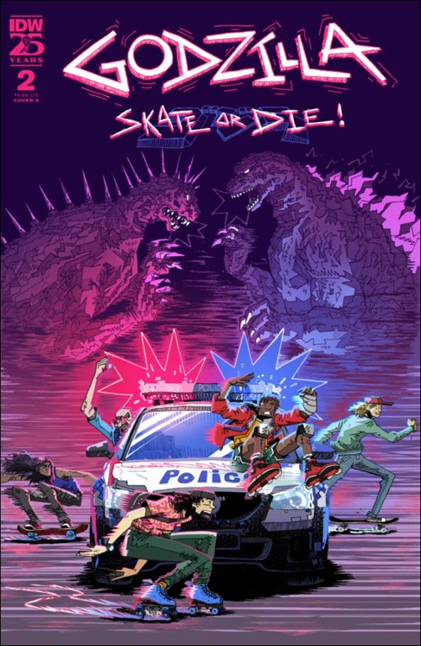 Godzilla: Skate or Die issue 2 Louie Joyce Cover