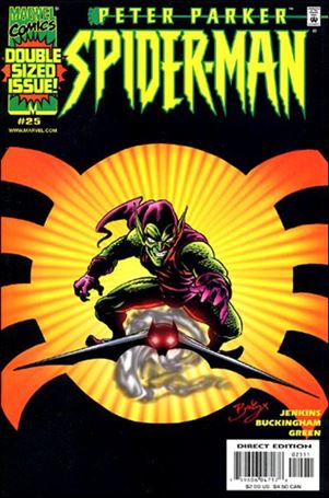 Peter Parker: Spider-Man issue 25 Green Goblin Cover