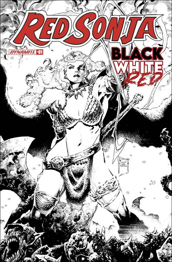 Red Sonja: Black White Red issue 1-E Philip Tan 1:10 Line Art Cover