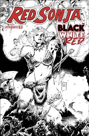 Red Sonja: Black White Red issue 1-E Philip Tan 1:10 Line Art Cover