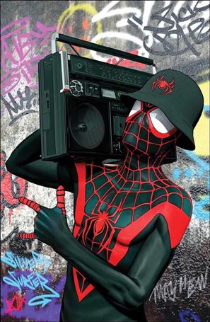 Miles Morales: Spider-Man (2018) issue 35-E Mike Mayhew Store / KRS Comics Virgin Cover