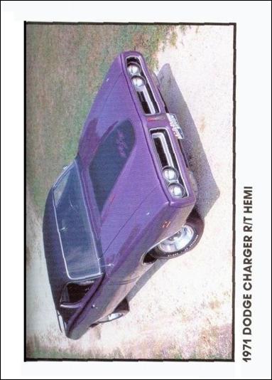Muscle Cars (Base Set) card 27 1971 Dodge Charger R/T Hemi