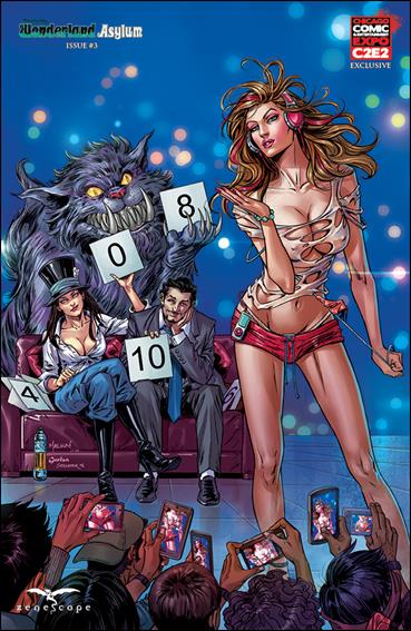 Grimm Fairy Tales Presents Wonderland: Asylum issue 3-D Abhishek Malsuni C2E2 Cover