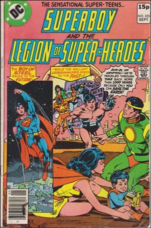 Superboy & the Legion of Super-Heroes issue 255-C UK Price Cover
