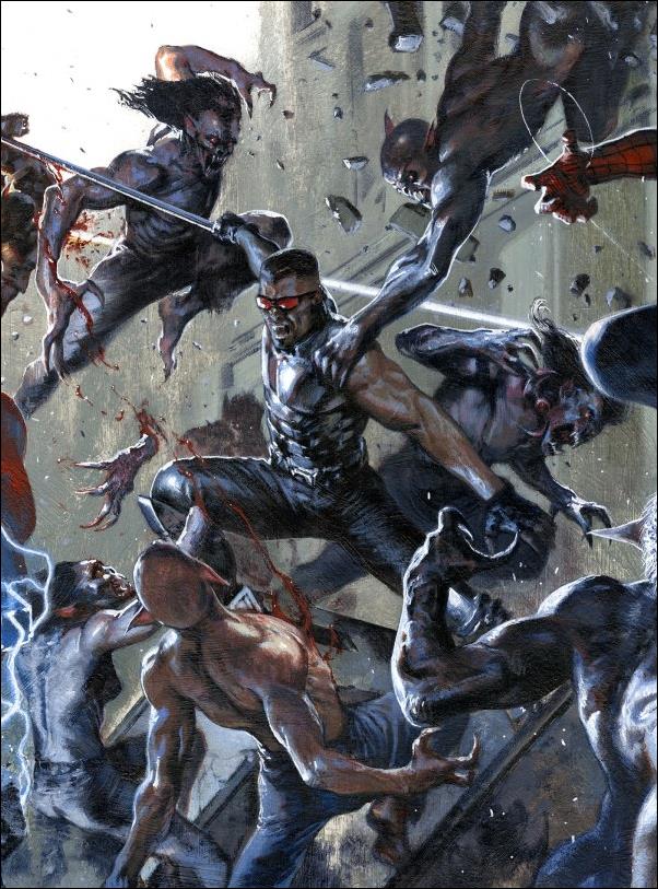 Blood Hunt (2024) issue 4-G Gabriele Dell'Otto Connecting Virgin 1:100 Cover