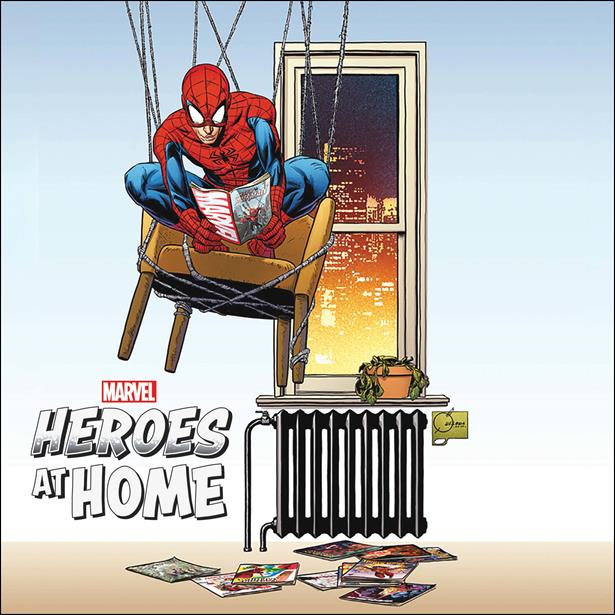 Heroes at Home issue nn-C Joe Quesada 1:25 Cover