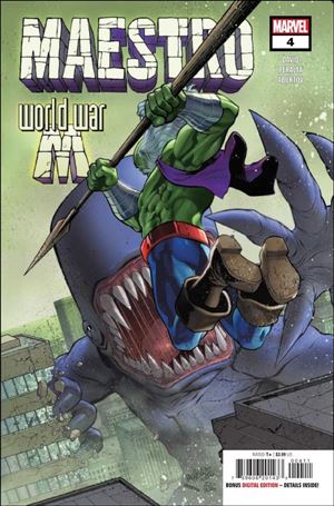 Maestro: World War M issue 4 Carlos Pacheco Cover