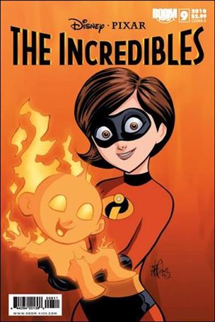 Incredibles (2009) issue 9-B Elastigirl and Jack-Jack Cover