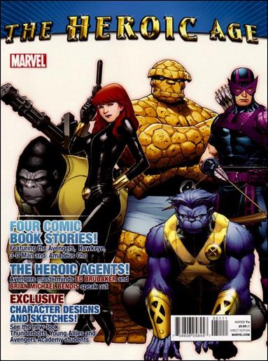 Heroic Age Magazine issue 1 Left Side Cover