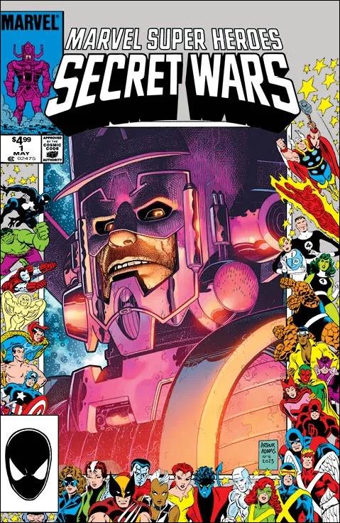 Marvel Super Heroes Secret Wars issue 1-J Arthur Adams Exclusive Facsimile Edition (2024)