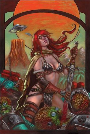 Mars Attacks Red Sonja issue 1-R Luca Strati 1:50 Virgin Cover