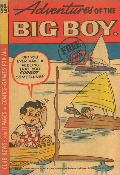 Adventures of the Big Boy issue 59-B West Coast Cover