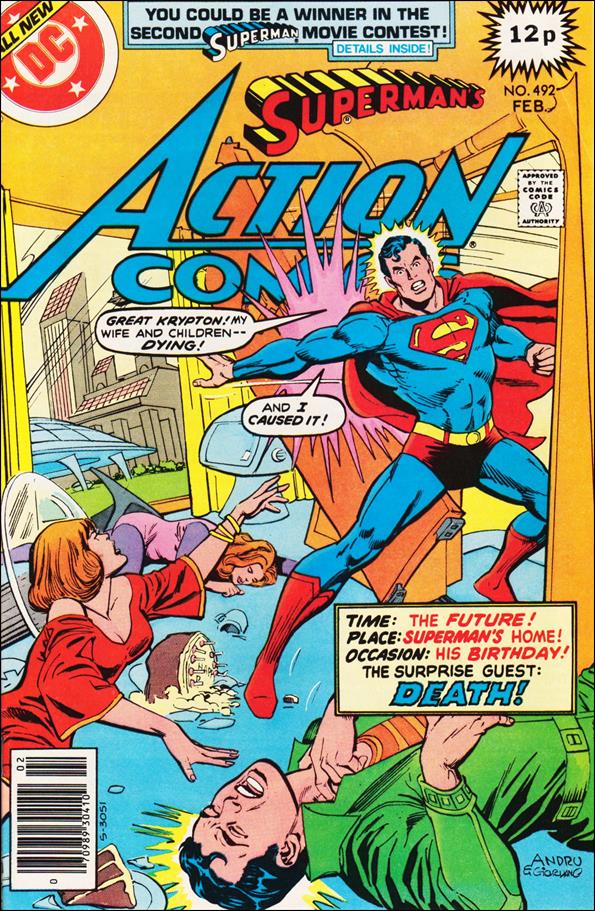 Action Comics (1938) issue 492-C UK Price Cover