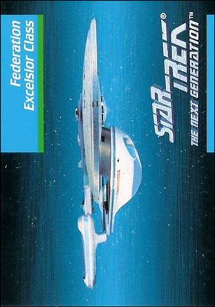 Star Trek: The Next Generation - Inaugural Edition (Base Set) card 40 Federation Excelsior Class
