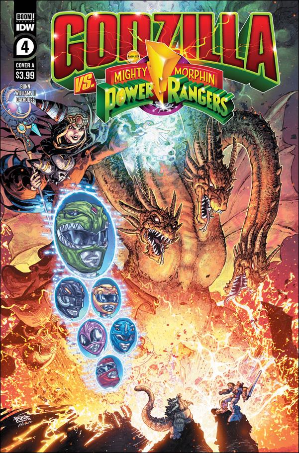 Godzilla vs the Mighty Morphin Power Rangers issue 4 Freddie Williams II Cover