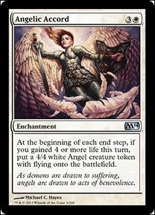 Magic the Gathering: 2014 Core Set (Base Set) card 3 Angelic Accord