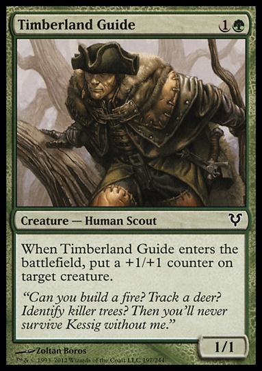 Magic the Gathering: Avacyn Restored (Base Set) card 197 Timberland Guide