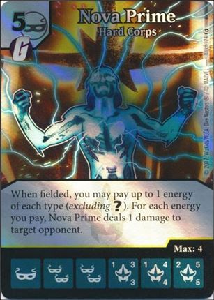 Marvel Dice Masters Guardians of the Galaxy  card 103 Nova Prime: Hard Corps