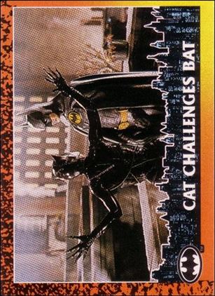 Batman Returns (Base Set) card 43 Cat Challenges Bat