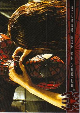 Spider-Man: The Movie (Base Set) card 62 Spidey To The Rescue