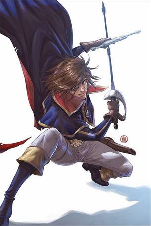 Space Pirate Captain Harlock issue 2-H Andie Tong 1:30 Virgin Wraparound Cover