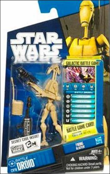 Star Wars: The Clone Wars Collection 3 3/4" Figures (2010) figure CW19 Battle Droid