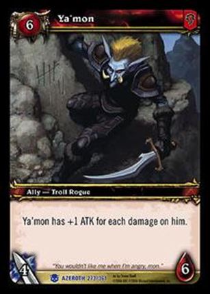 World of Warcraft: Heroes of Azeroth (Base Set) card 273 Ya'mon