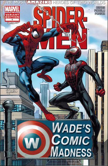 Spider-Men issue 1-MW Mark Bagley Wade's Comic Madness Cover
