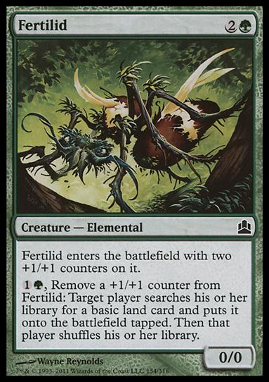 Magic the Gathering: Commander (Base Set) card 154 Fertilid