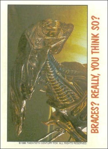 Fright Flicks (Base Set) card 46 "Braces? Really, you think so?"