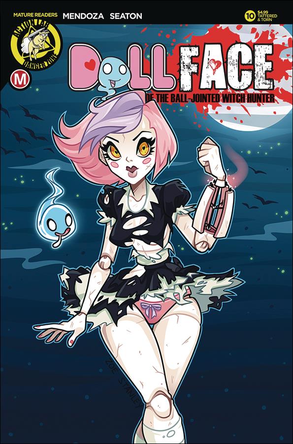 Dollface issue 10-D Zoe Stanley Tattered & Torn Cover