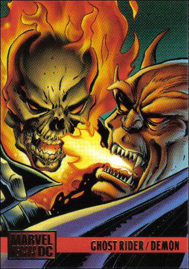 DC Versus Marvel / Marvel Versus DC (Base Set) card 59 Ghost Rider / Demon