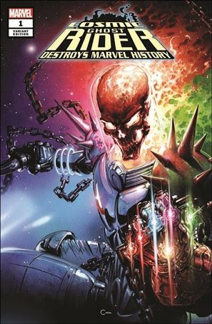 Cosmic Ghost Rider Destroys Marvel History issue 1-H Clayton Crain Scorpion Comics Cover 1/1000