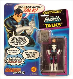 Marvel Super Heroes and X-Men (Electronic Talking) figure 2 Punisher