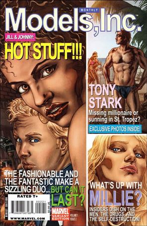 Models, Inc. issue 2-B Steve Kurth Cover