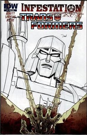 Transformers: Infestation issue 1-D Dan Khanna Randomized 1:25 Sketch Cover